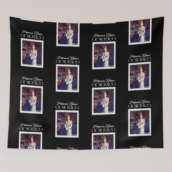 Item preview, Princess Grace of Monaco (White on Black) designed and sold by PawsitiveMum3.