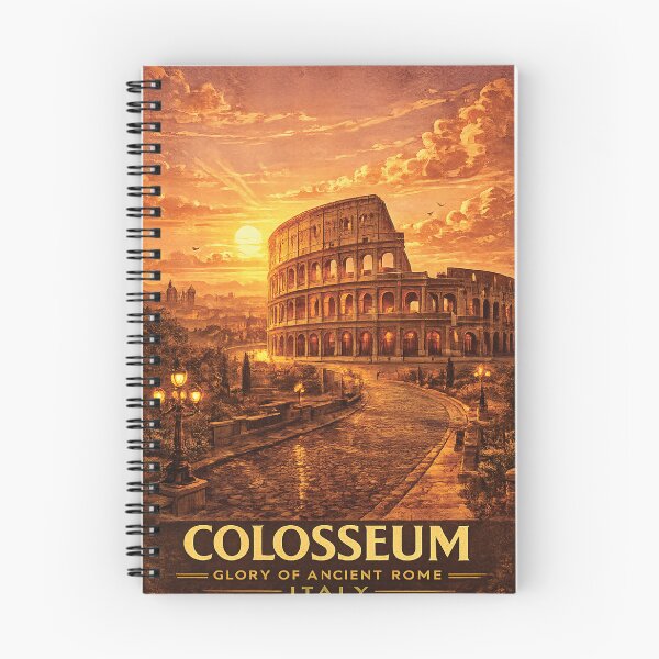 Item preview, Colosseum | Glory of Ancient Rome | Vintage Travel Poster designed and sold by GnuArt.