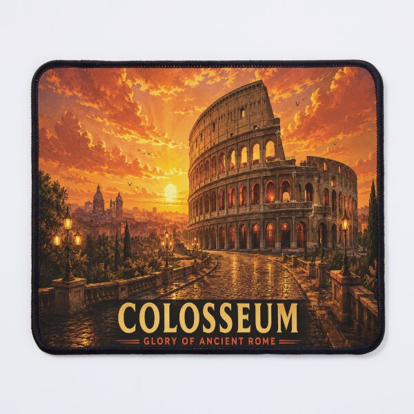 Item preview, Colosseum | Glory of Ancient Rome | Vintage Travel Poster designed and sold by GnuArt.