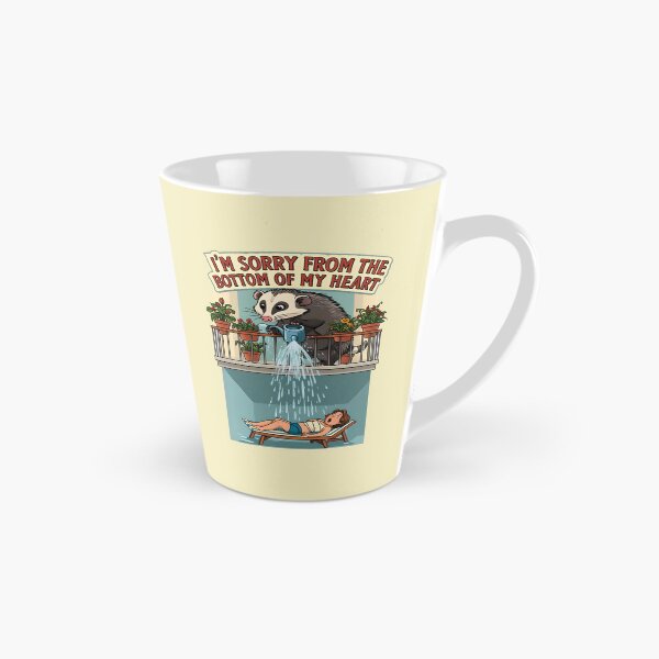 Item preview, I'm sorry from the bottom of my heart - Opossum watering the flowers designed and sold by ParadoxParadox.