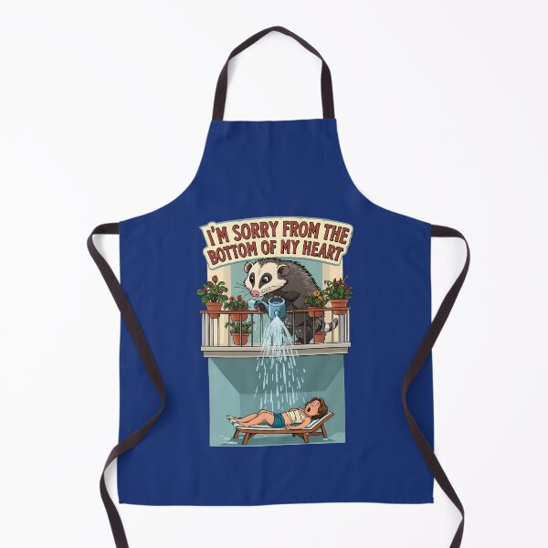 Item preview, I'm sorry from the bottom of my heart - Opossum watering the flowers designed and sold by ParadoxParadox.
