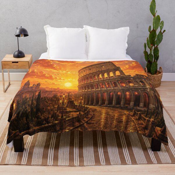 Item preview, Colosseum | Glory of Ancient Rome | Vintage Travel Poster designed and sold by GnuArt.