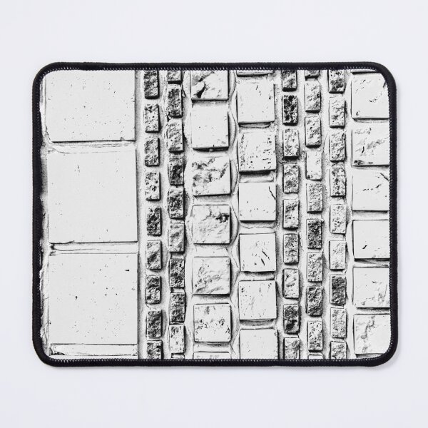 Item preview, Monochrome Mosaic Wall Tile Texture With Repeating Square Pattern and Grout Detail designed and sold by Nmallia.