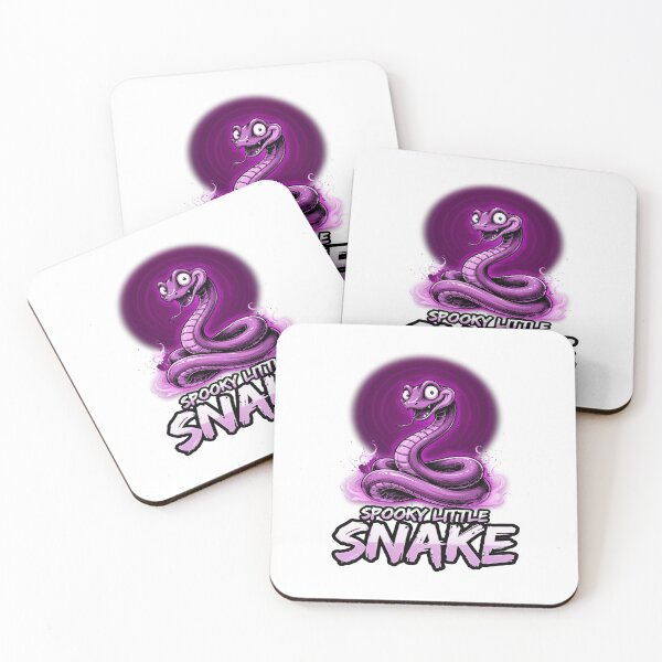 Item preview, Eerie Coiled Reptile Cartoon Graphic designed and sold by ColeLaniTrading.