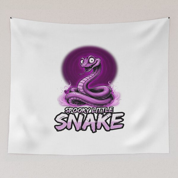 Item preview, Eerie Coiled Reptile Cartoon Graphic designed and sold by ColeLaniTrading.