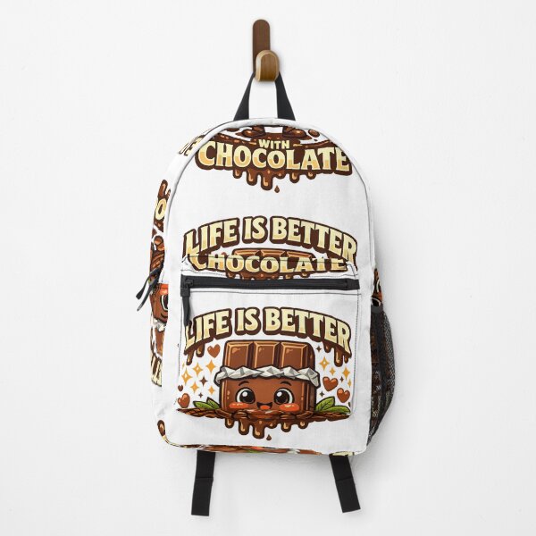Item preview, Life Is Better With Chocolate – Cute Smiling Chocolate Bar designed and sold by mbmstores.