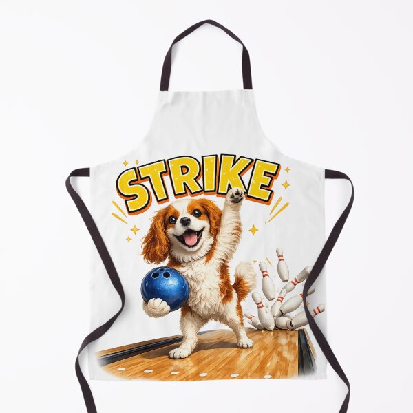 Item preview, Blenheim Cavalier Bowling a Strike designed and sold by SpottyRainbow.