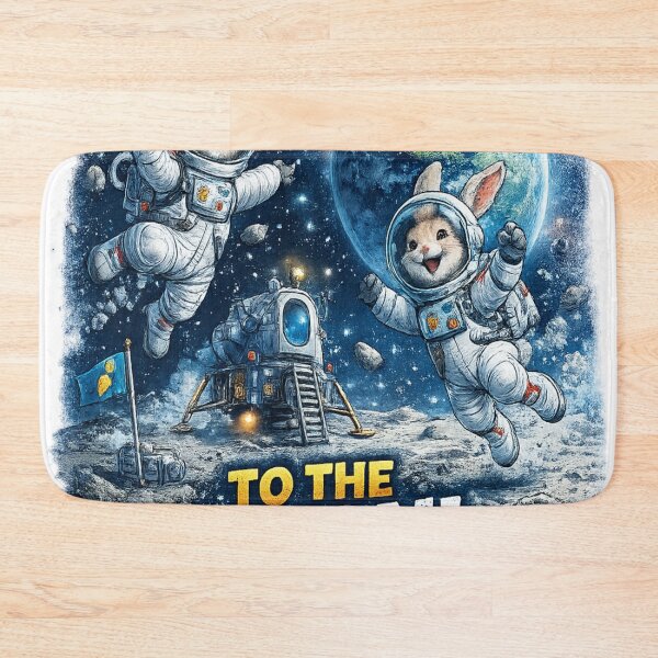 Item preview, Cute space rabbit explorer designed and sold by urbanshop7.