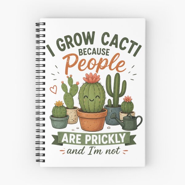 Item preview, I Grow Cacti Because People Are Prickly - Funny Cactus Gardening designed and sold by SidTastic .