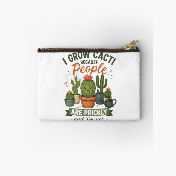 Item preview, I Grow Cacti Because People Are Prickly - Funny Cactus Gardening designed and sold by SidTastic .
