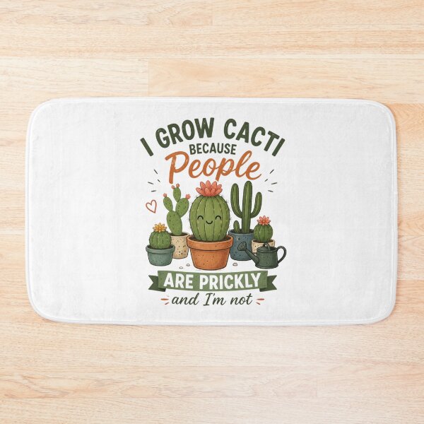 Item preview, I Grow Cacti Because People Are Prickly - Funny Cactus Gardening designed and sold by SidTastic .
