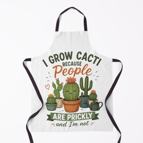 Item preview, I Grow Cacti Because People Are Prickly - Funny Cactus Gardening designed and sold by SidTastic .