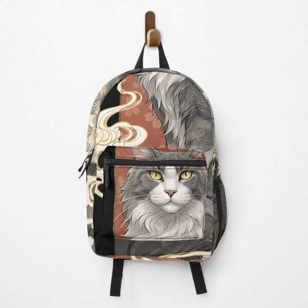 Item preview, Japanese Winged Mythical Cat Traditional Gift designed and sold by DrawHandArt.