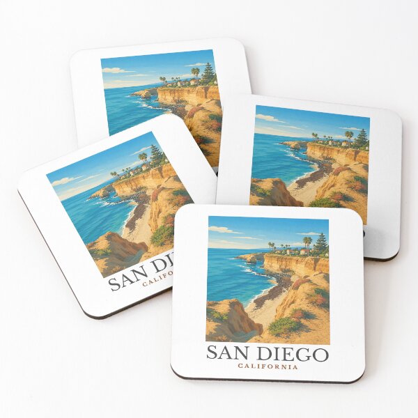 Item preview, San Diego - California  designed and sold by GoodOldVintage.