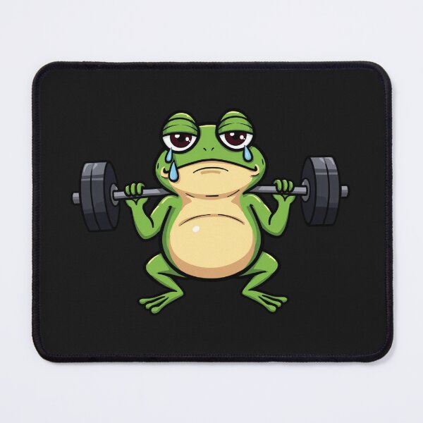 Item preview, Crying but Squatting Funny Cartoon Mascot designed and sold by Sparkofart07.