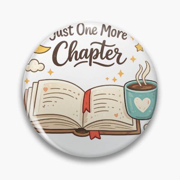 Item preview, Just One More Chapter Book Lover Reading Sticker designed and sold by Sticker_Verse_Studio.