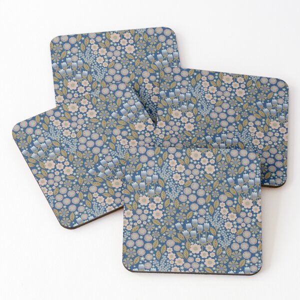 Item preview, Blue Sea of Flowers designed and sold by SaichaDesign.