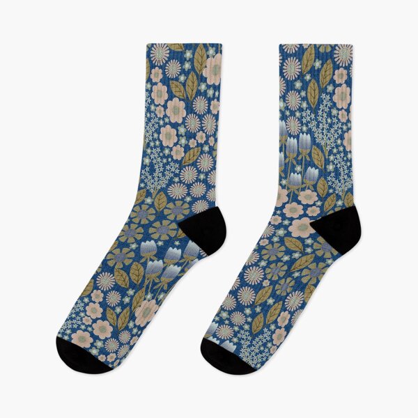 Item preview, Blue Sea of Flowers designed and sold by SaichaDesign.