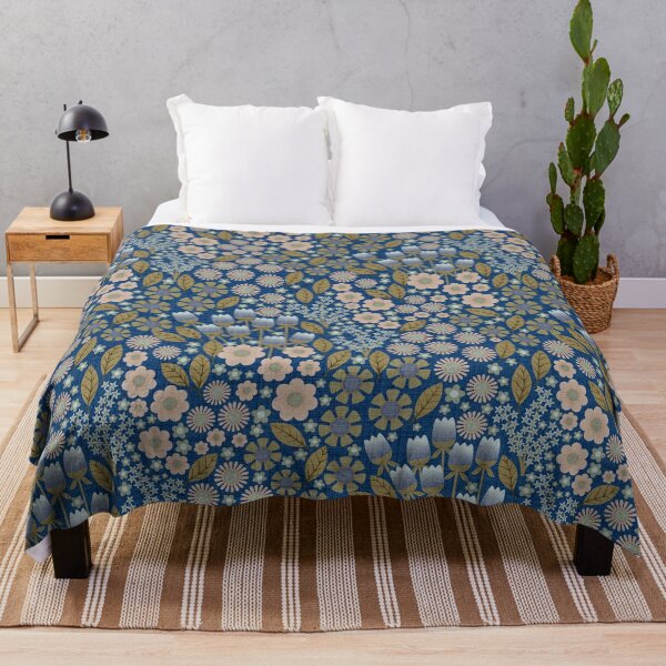 Item preview, Blue Sea of Flowers designed and sold by SaichaDesign.