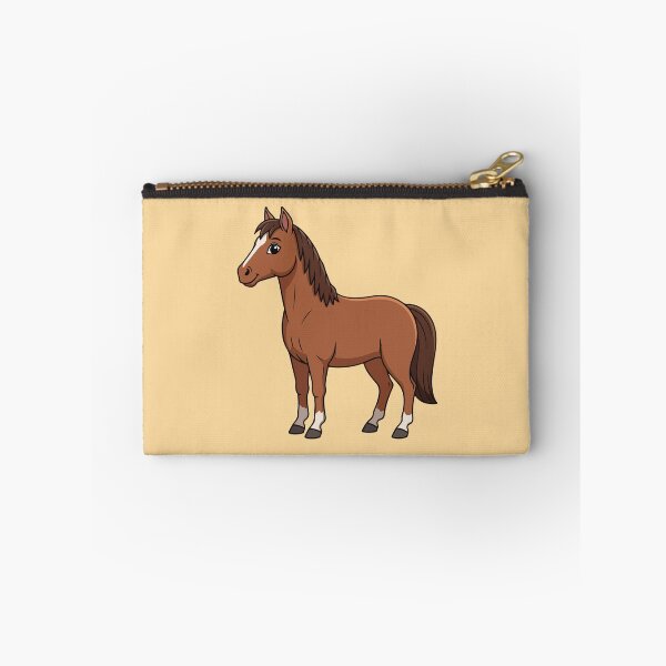 Item preview, Cute Cartoon Horse Brown Pony Baby Foal Art designed and sold by SolutionsArt.