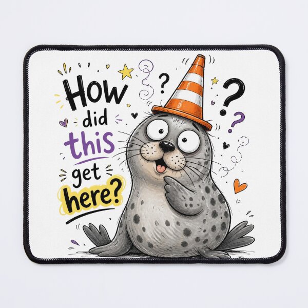 Item preview,  Neil The Seal Be The Whole Problem designed and sold by Dalila Cartoon.