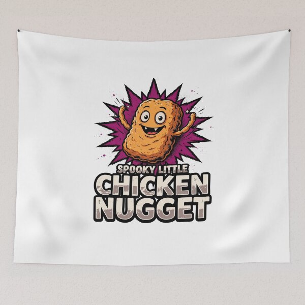 Item preview, Eerie Fried Chicken Character Cartoon designed and sold by ColeLaniTrading.