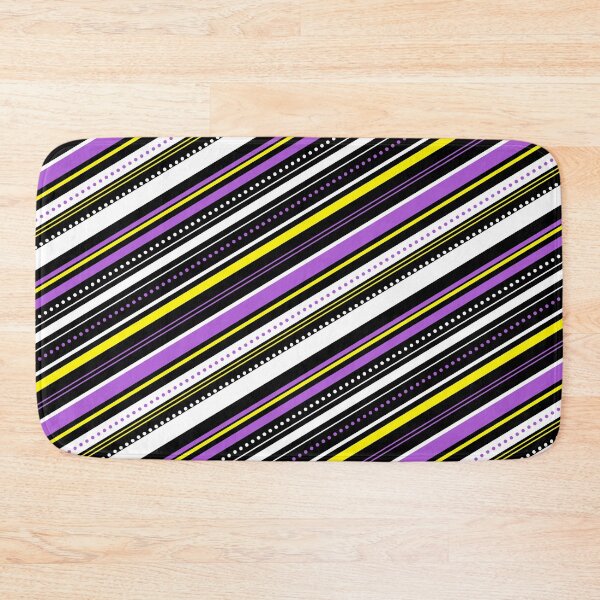 Item preview, Subtle Nonbinary Pride Colors Diagonal Stripes designed and sold by humnoo.