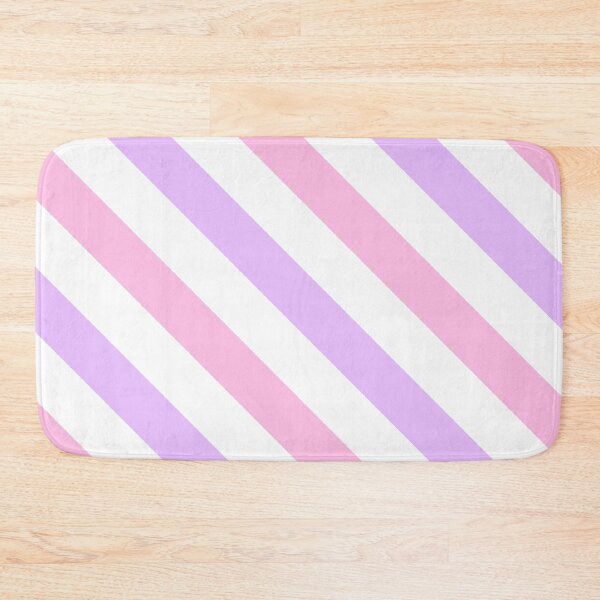 Item preview, Pink and purple diagonal striped pattern  designed and sold by Pattern Petals.