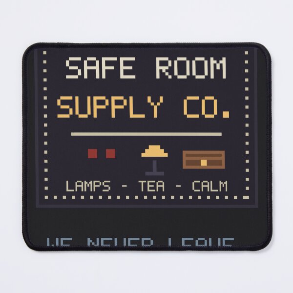 Item preview, Safe Room Supply Co, Cozy Horror Fake Brand Badge designed and sold by River1Shop.