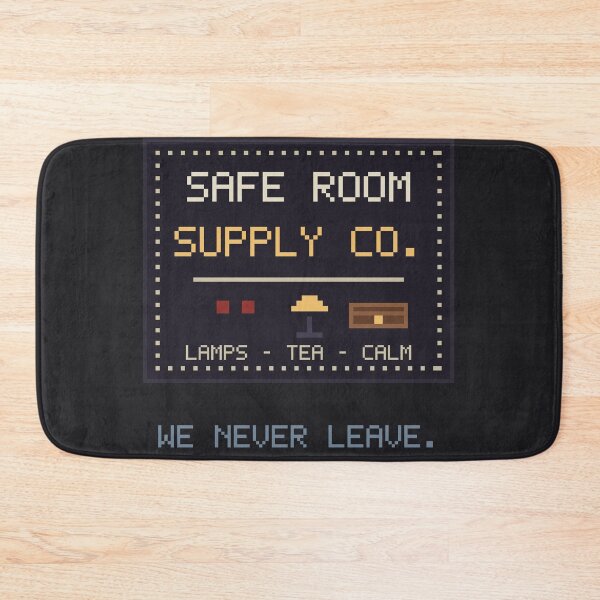 Item preview, Safe Room Supply Co, Cozy Horror Fake Brand Badge designed and sold by One More Run.