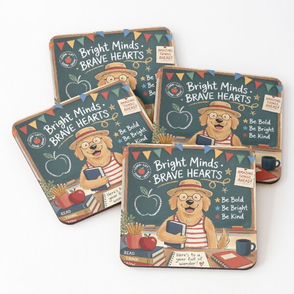 Item preview, Ready Set Learn Cute Teacher Dog Back to School Design designed and sold by LinaDesign Store.