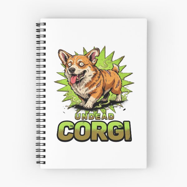 Item preview, Undead Short Legged Dog Comic Art Graphic designed and sold by ColeLaniTrading.
