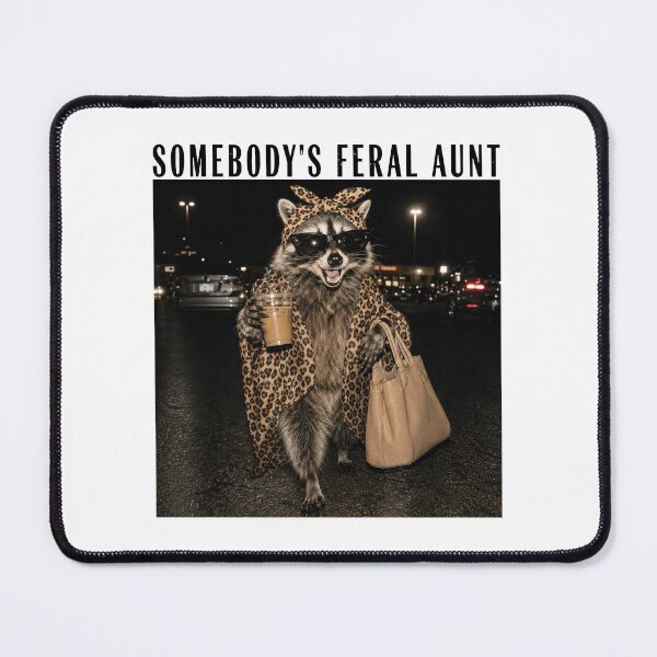 Item preview, Somebody's Feral Aunt, Funny Raccoon Iced Coffee 2 designed and sold by sentfromemily.