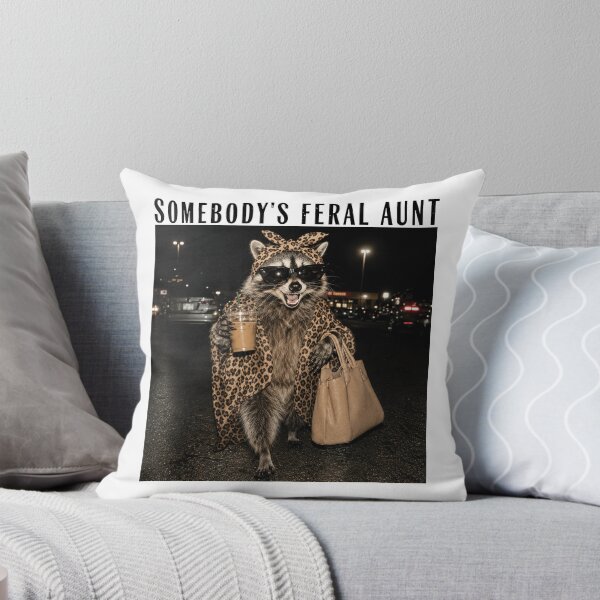 Item preview, Somebody's Feral Aunt, Funny Raccoon Iced Coffee 2 designed and sold by sentfromemily.