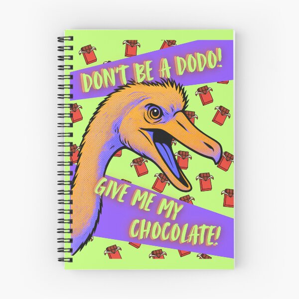 Item preview, Give Me Chocolate Funny Dodo Pop Art  designed and sold by InkyCorvid.