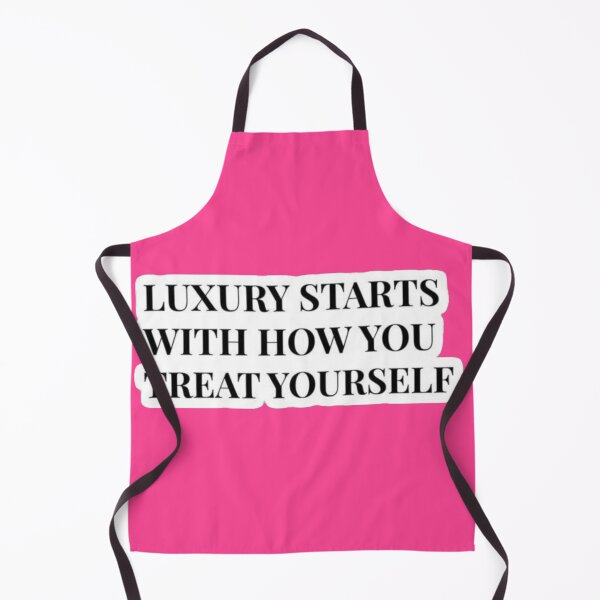 Item preview, Luxury Starts With How You Treat Yourself - Minimalist Serif Sticker designed and sold by Scro-Ciob-Shop.