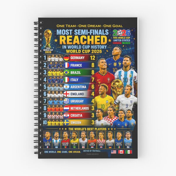 Item preview, FIFA 2026 WORLD CUP - Most Semifinal - Reached by World Cup Teams designed and sold by DBM Photo Art 1.