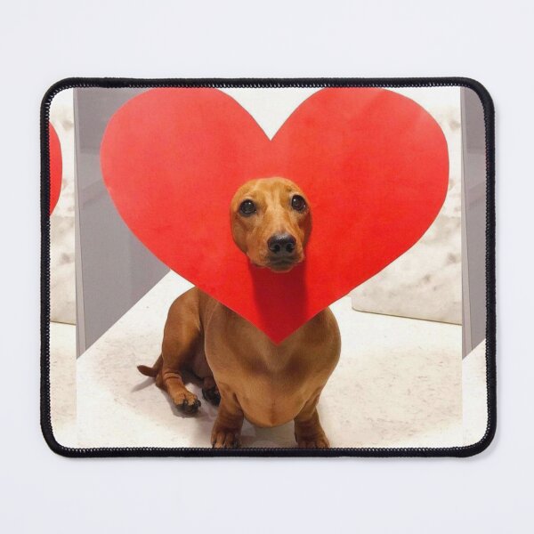 Item preview, dog with heart designed and sold by CatsCritterDesigns .