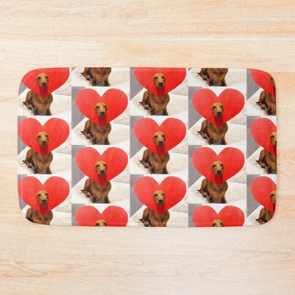 Item preview, dog with heart designed and sold by CatsCritterDesigns .