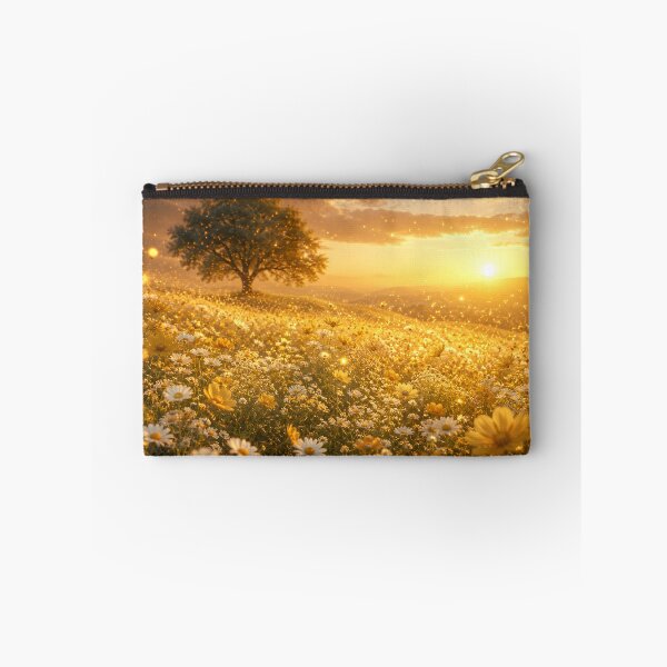 Item preview, Golden Meadow – Dreamy Sunset Landscape Wall Art designed and sold by bauschberts.