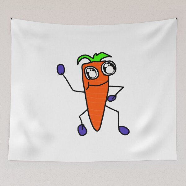 Item preview, Happy Waving Carrot designed and sold by Bomebomst.
