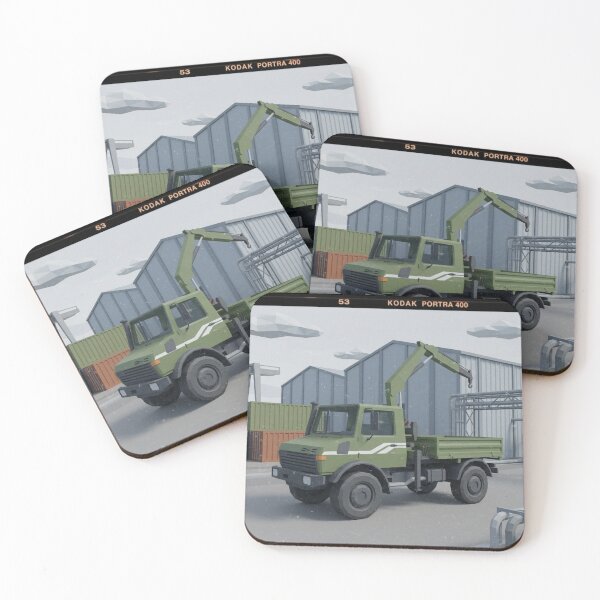 Item preview, Mercedes Unimog Polygon Style Industrial Scene designed and sold by Dimensionality.