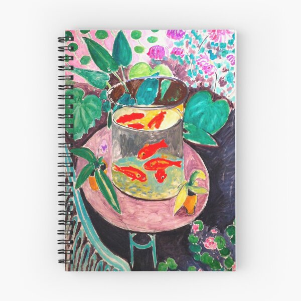 Item preview, Goldfish by Matisse - Goldfish Painting Style Garden Still Life for Nature Lovers designed and sold by RickE.