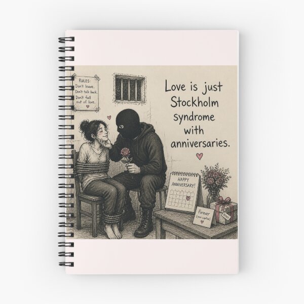 Item preview, Love is just Stockholm syndrome with birthdays designed and sold by CinemaChronik.