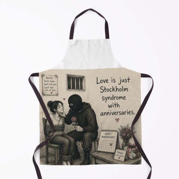 Item preview, Love is just Stockholm syndrome with birthdays designed and sold by CinemaChronik.