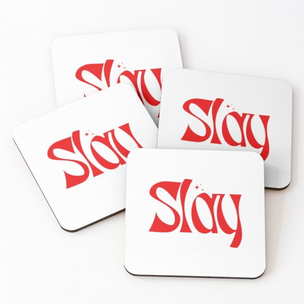 Item preview, Slay Retro Typography Red Aesthetic designed and sold by AamnaL.