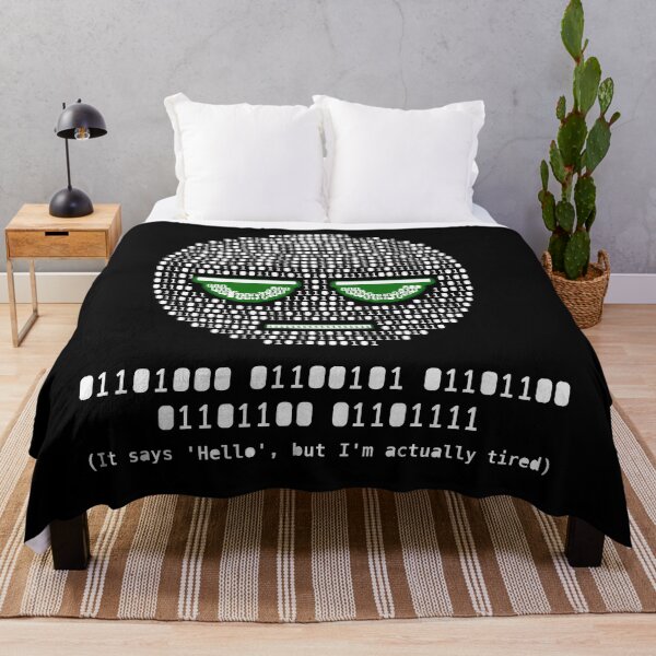 Item preview, Data Center "Binary Tired" T-Shirt - Coder Programmer Humor designed and sold by Uglyandcute.