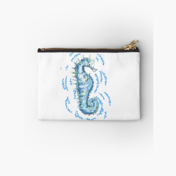 Item preview, Aesthetic Seahorse Watercolor Splash Ocean Art Design designed and sold by DreamerX.