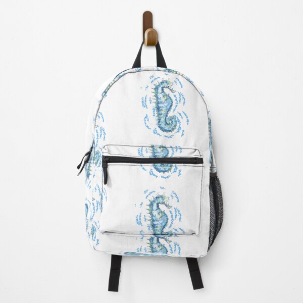 Item preview, Aesthetic Seahorse Watercolor Splash Ocean Art Design designed and sold by DreamerX.