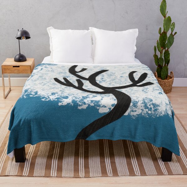 Item preview, Abstract Tree on Blue Background designed and sold by Kristy Carpenter.